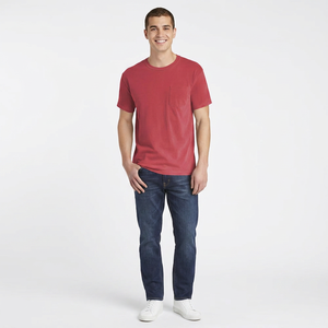 Camiseta de Hombre de Manga Corta, 100% Algodón, 180 g/m², Talla Grande, para Impresión por Transferencia de Calor, con Logotipo Personalizado - Product Image 1