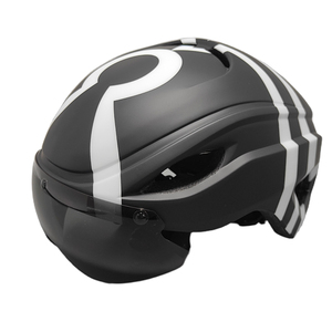OSCR çift spor PC siyah beyaz bisiklet kask düz renk rahat sürme için dayanıklı Unisex eğlence tasarımı - Product Image 1