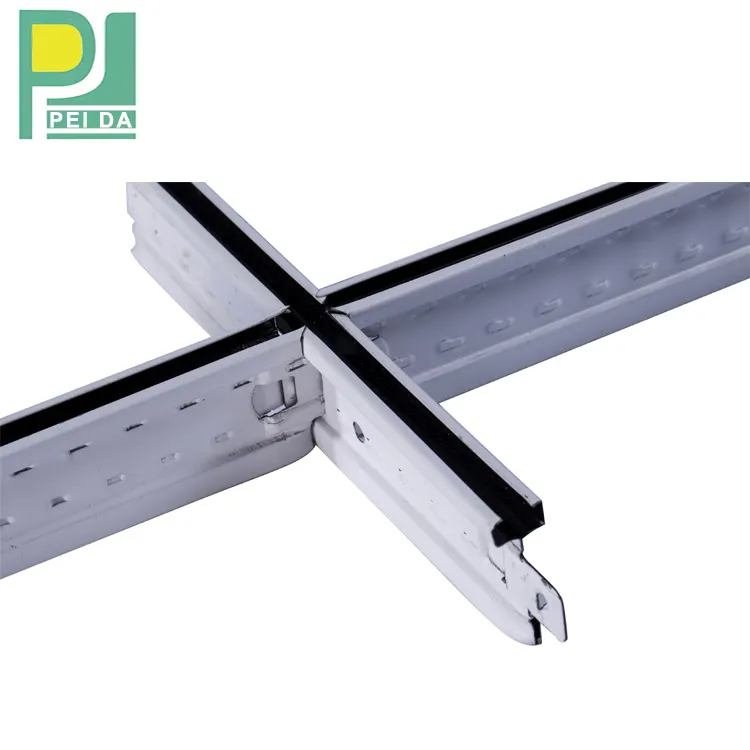 Tee-shirt principal, grille de plafond suspendue T24, en acier inoxydable