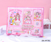 Ensemble de papeterie personnalisé en gros, boîte surprise mignonne de dessins animés, kit de journalisation Kawaii, boîte mystère, cadeau de papeterie pour enfants