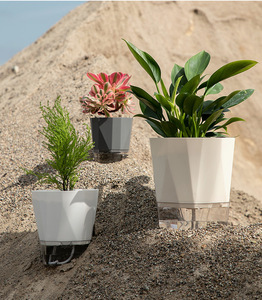 Maceta con Sistema de <span class=keywords><strong>Autorriego</strong></span>, Maceta con Depósito de Agua para Jardinería en Casa, Maceta Grande de Plástico para Pothos - Product Image 2