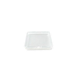 Transparent PP Plastic Storage <b>Box</b> 9x9x1.5cm Square <b>with</b> <b>Lid</b> for Jewelry Cases Displays and <b>Small</b> Parts Organizing - Product Image 4