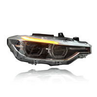Accessoires automobiles SJC, phares à LED pour BMW Série 3 F30 12-19, jaune blanc, DRL, phare bicolore, éclairage avant, système d'éclairage