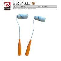 Rouleau de peinture DIY grand format 20 cm, manche orange, microfibres OEM, longueur 18 pouces pour peinture murale