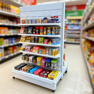 Xingye nhà máy hạng nặng phần cứng hàng hóa thương mại cửa hàng bán lẻ lịch thi đấu siêu thị hiển thị đứng giá kệ với móc - Product Image 5