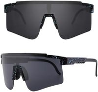 Lunettes de sport OEM personnalisées sans monture, anti-UV400, coupe-vent, verres anti-lumière bleue, miroir polarisé pour la randonnée, le cyclisme et les sports