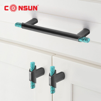 Pegangan Kabinet Tarik Aluminium Furnitur Pegangan Lemari Tarik Kabinet