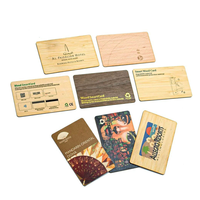 Carte de contrôle d'accès NFC en bois écologique personnalisable pour hôtels, compatible avec les serrures multi-portes dans l'industrie hôtelière