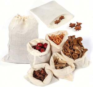 Sacs à soupe réutilisables, sacs en gaze pour filtrer le café froid infusé, les sachets à thé, les sachets à soupe, la sauce, le bouillon - Product Image 1