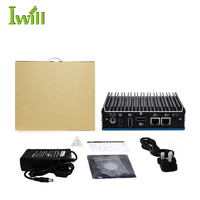 Mini PC Barebone Cele Ron J4125 24 heures 7 jours, Watchdog HD DP 2LAN 6USB Nano Server PC pour l'automatisation des machines