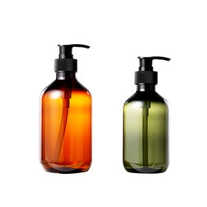 <span class=keywords><strong>Bosto</strong></span> Bouteilles à pompe en plastique pour animaux de compagnie à épaule ronde 200ml 250ml 300ml 480ml pour shampooing Lotion pour le corps Gel douche Conditionneur - Product Image 4