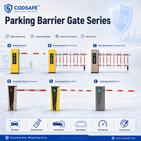 Barrière de parking avec système de contrôle d'accès des véhicules et capteur d'induction longue portée pour entrée de parking