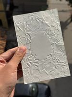 Cartes de visite et cartes de vœux personnalisées en papier coton gaufré, estampage à chaud or, gaufrage UV, impression typographique pour cadeaux