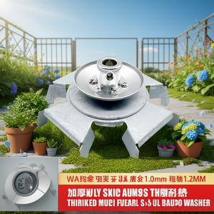 Aspas del ventilador del motor de la lavadora, 1.0mm 1.2mm, rueda de refrigeración duradera y engrosada para lavadora semiautomática - Product Image 2