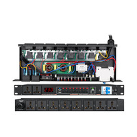 Nuevo Controlador Secuenciador de Alimentación de Alta Potencia DR338 Profesional de 10 Vías, 100-240V, Enchufes Estadounidenses/Europeos, Capacidad de Carga de 30A, Audio Profesional para
