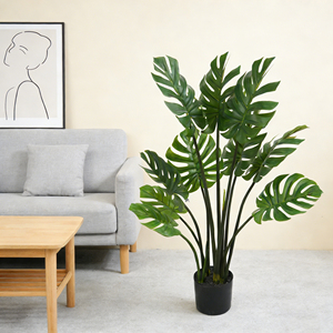 <span class=keywords><strong>Grand</strong></span> <span class=keywords><strong>palmier</strong></span> tropical artificiel Monstera Faux plantes d'intérieur et d'<span class=keywords><strong>extérieur</strong></span> Décoration de maison, de bureau et de jardin Plante artificielle <span class=keywords><strong>en</strong></span> plastique <span class=keywords><strong>Pot</strong></span> - Product Image 3