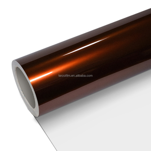 Stain Resistant PET Ultra Bright Metallic Automotive <b>Wrap</b> High <b>Stretch</b> Weatherproof - Product Image 1