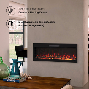 <span class=keywords><strong>Chimenea</strong></span> <span class=keywords><strong>Eléctrica</strong></span> Decorativa <span class=keywords><strong>Panorámica</strong></span> 3D Simulada MEISU.CH, <span class=keywords><strong>Chimenea</strong></span> <span class=keywords><strong>Eléctrica</strong></span> Moderna de Pared - Product Image 1
