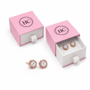 Necklace Earring Set <b>Box</b> Luxury Rigid Drawer Jewelry Set <b>Box</b> EVA Insert Spot UV Custom Logo Matte Lamination OEM Wholesale - Product Image 5