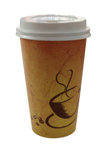 Tùy chỉnh in logo 6oz 7Oz 9oz 12oz 16oz 24oz 32oz Đen giấy dùng một lần cà phê nóng cốc nước giải khát - Product Image 5