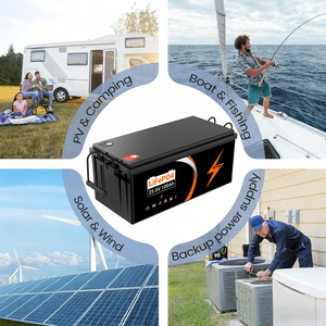 Batterie marine LiFePO4 25,6 V 100 Ah avec BMS 100 A, cycle profond, pour bateau, yacht, moteur de pêche à la traîne, livraison gratuite depuis l'UE - Product Image 3