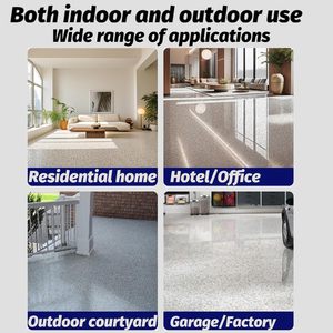 Revêtement de sol en époxy à effet marbre auto-nivelant ODM/OEM, résistant à l'usure, durable, revêtement de sol en époxy de couleur sable - Product Image 3