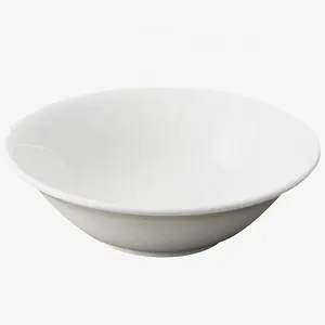 Mangkuk Sup Keramik Super Putih 6 Inci, Mangkuk Porselen Kaliber Besar