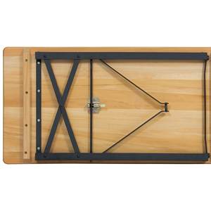 Modern Beer Table Outdoor Furniture Set for Patio Garden Camping <strong>Cedar</strong> <strong>Wood</strong> and Iron Frame Table Chairs for Hotels - Product Image 4