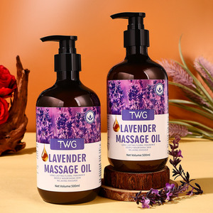 Huile essentielle de <span class=keywords><strong>lavande</strong></span> TWG OEM Factory, réduit les ridules, huile nourrissante pour le corps, parfum floral longue durée, huile de massage à la <span class=keywords><strong>lavande</strong></span> - Product Image 1