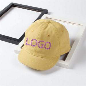 Logo personnalisé Casquettes de baseball à bord court Couleurs unies Hip Hop Casual Casquette réglable Papa Chapeau personnalisé - Product Image 6