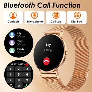 Siêu Mỏng Màn Hình Amoled Am28 1.32Inch IP68 Không Thấm Nước 24-Giờ Của Phụ Nữ Theo Dõi Sức Khỏe Tuổi thọ Pin Dài Thông Minh Đồng Hồ Cho Phụ Nữ - Product Image 4