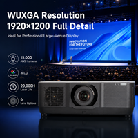 Projecteur laser professionnel 3LCD 15000 ANSI Lumens WUXGA pour salles de conférence et projection en grandes salles