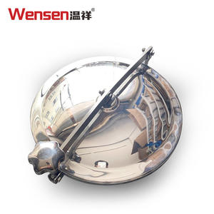 Wensen 위생 304/316 스테인레스 스틸 빠른 오프닝 라운드 맨웨이 커버-대기 압력 핸드홀 - Product Image 1