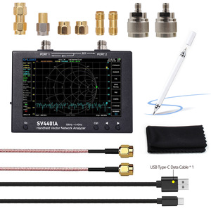เครื่องวิเคราะห์เครือข่าย SV4401A จอสัมผัส LCD ขนาด 7 นิ้ว 50KHz-4.4GHz เสาอากาศ VHF - Product Image 2