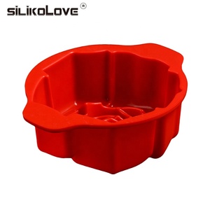 MUYULINS Beautiful Rose Shape Household Baking Pan DIY Cake <b>Tool</b> Mold 100% Eco-friendly Food Grade <b>Silicone</b> - Product Image 2