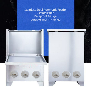 Alimentatore automatico a pedali per animali domestici alimentatore automatico per polli senza rifiuti di pollame di grandi dimensioni - Product Image 2