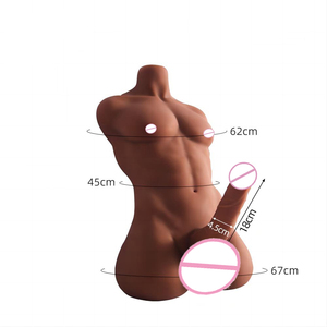 life size sex doll torso Realistic Life Size Sex TPE Doll Male Torso Love Toy for Men Huge Ass Sex  Toys