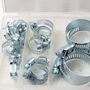 Hose Clip Set American Style Pipe Clamps Zinc Plated Iron 16mm Imperial Home Use - Product Image 3