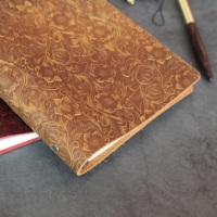 Personnalisable 2025 Vintage Mini Journal Notebook Planner Faux cuir et couverture en PU à feuilles mobiles pour un usage professionnel ou personnel