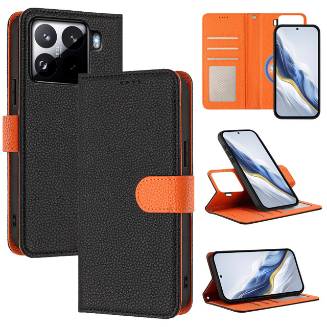 Magnetic 2 in 1 Movable Wallet Phone Case for Xiaomi 15 14T Poco C75 for Redmi Note 14 Pro Plus 14C A4 A3 Detachable Leather