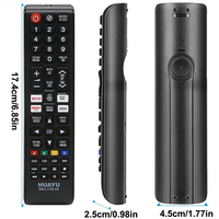 HUAYU RM-L1728 AS Télécommande universelle à pointeur laser pour téléviseurs intelligents Samsung, compatible avec les codes, LED, LCD, 4K HD, vente chaude