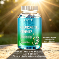 Bonbons Gommeux à la Chlorophylle Naturelle Détox Soin de la Peau Énergie et Vitalité Végétaliens Superaliment Vert Adulte 2 Gommes Marque Privée 60 unités