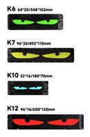 USB 5V RGB Pattern DIY Scrolling Panel Programmable Remote Control Advertising LED Display Screen for Cars Matrix Car Display
