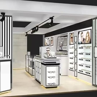 Vitrine d'exposition de lunettes de soleil optiques en promotion avec éclairage LED pour magasins de détail - Design moderne et tendance