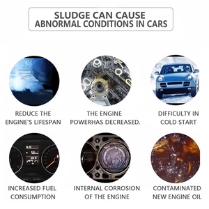 Limpeza do motor do carro com adesivo Limpe o veículo e o motor para remover o óleo - Product Image 4