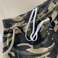 Pantalones Cortos Casuales de Verano para Hombre, Estilo Urbano, Holgados, con Estampado de Camuflaje 3D, Lavado Ácido, Tipo Cargo