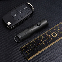 TGZUO Mini lampe de poche EDC KF04, torche de poche en alliage de titane haute résistance, type-c, rechargeable, 300LM, lampe tactique