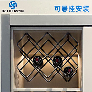 Betoci Wine Rack 5 8 Bottle Cold Rolled Steel Minimalist Kitchen Living Room Storage Display Rack - Product Image 4