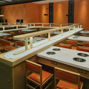 Suşi tabağı suşi konveyör bant ile endüstriyel suşi konveyör sistemi için özel uzunluk 2025 - Product Image 5