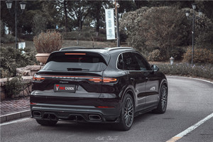 Piezas de Auto para Porsche Cayenne, Kit de Carrocería de Fibra, Mejora para Cayenne, Difusor Delantero de Fibra de Carbono, Faldones Laterales - Product Image 3